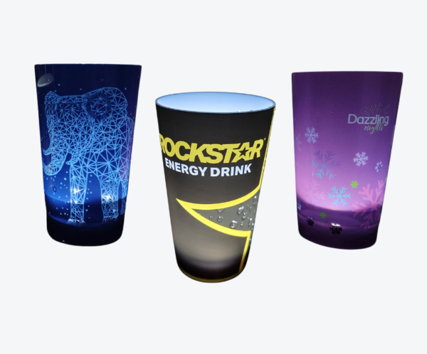 Vasos LED Personalizables